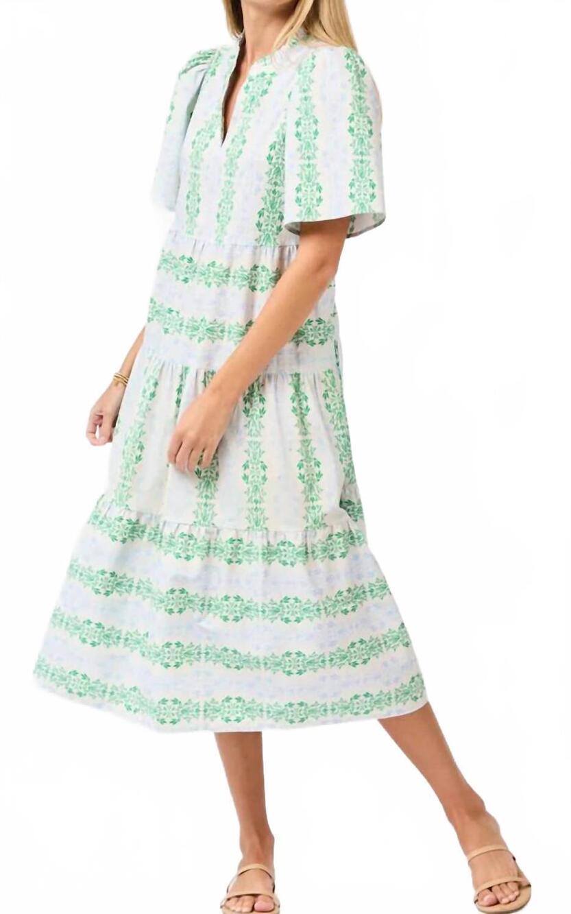 NEW MARY SQUARE ivy heirloom dress in vine green